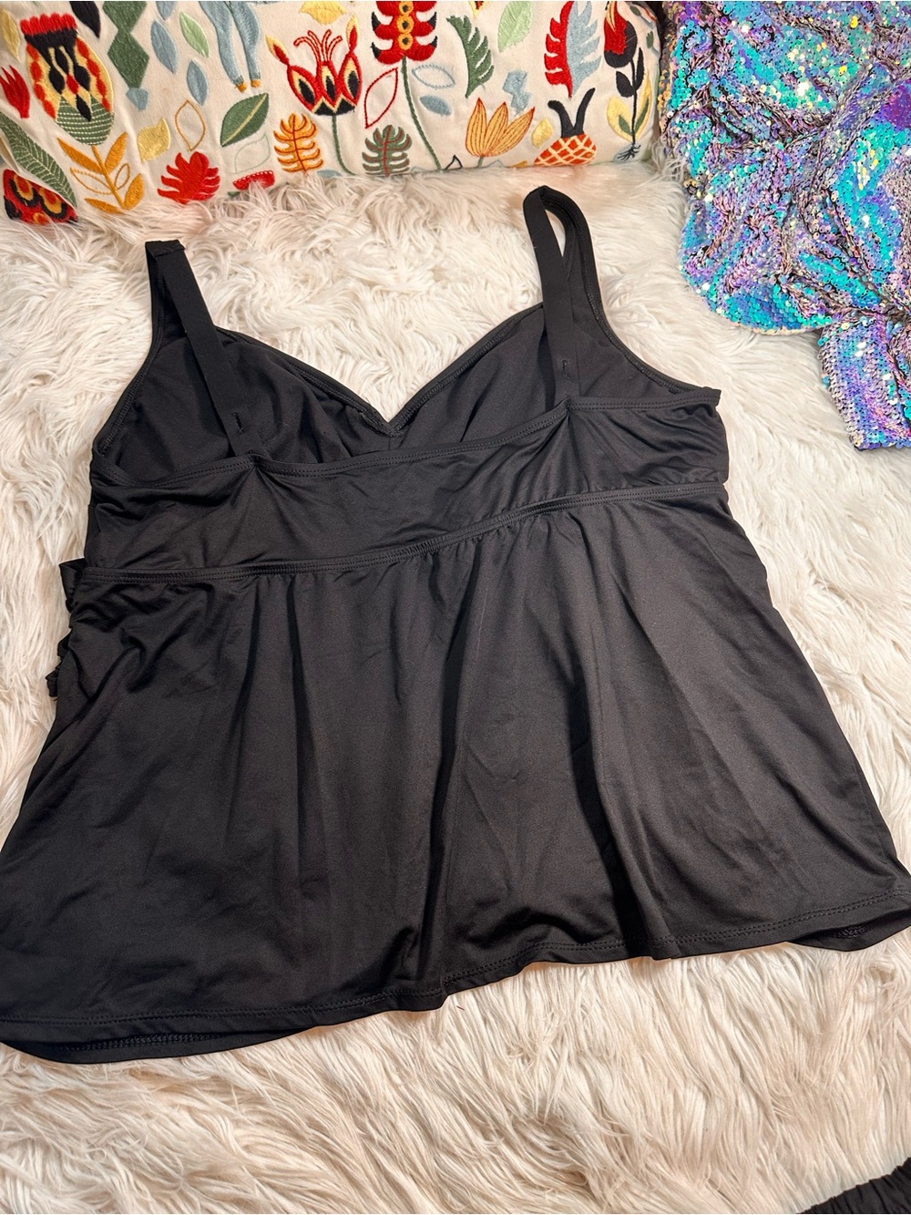 Apt 9 • Women’s Wrap Style Tankini with Silky Swim Shorts - Picture 12 of 12